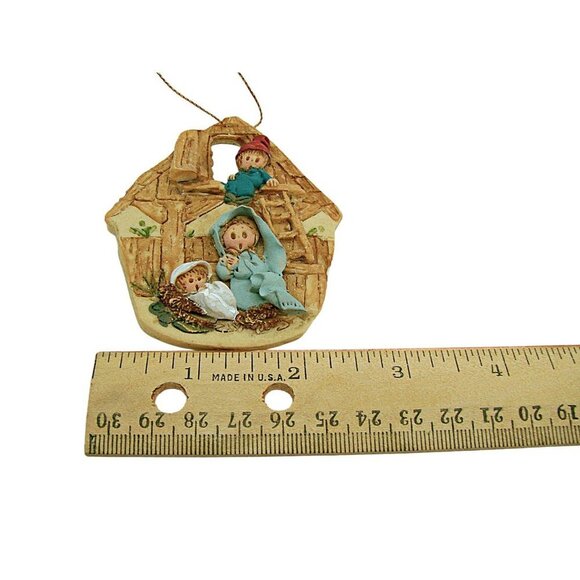 Vintage La Berge 1995 Away In the Manger Holiday Christmas Ornament Decoration - Picture 9 of 12